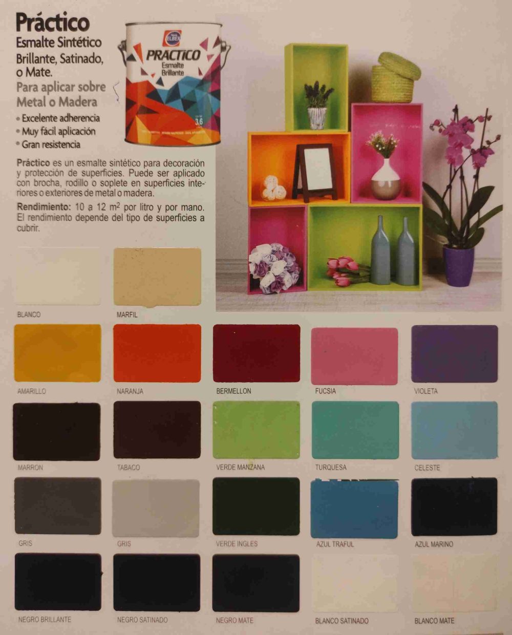 esmalte sintetico elbex practico lux