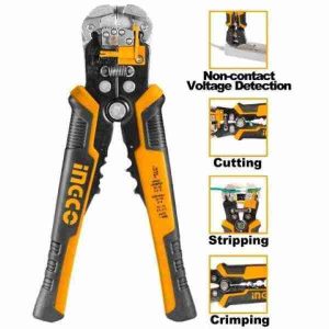 PINZA INTELIGENTE DETECTOR VOLT PELA CORTA CABLE INGCO HWSP102429