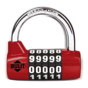 candado bulit rojo 65mm Candado Bulit combinación 65MM rojo