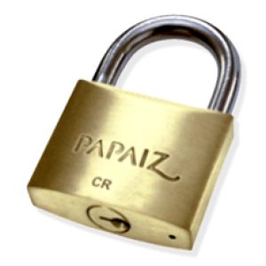 Candado Papaiz de bronce-cemen. cr 25mm