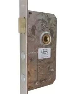 cerradura mont. angosto con manija Cerradura montante angosto con manija